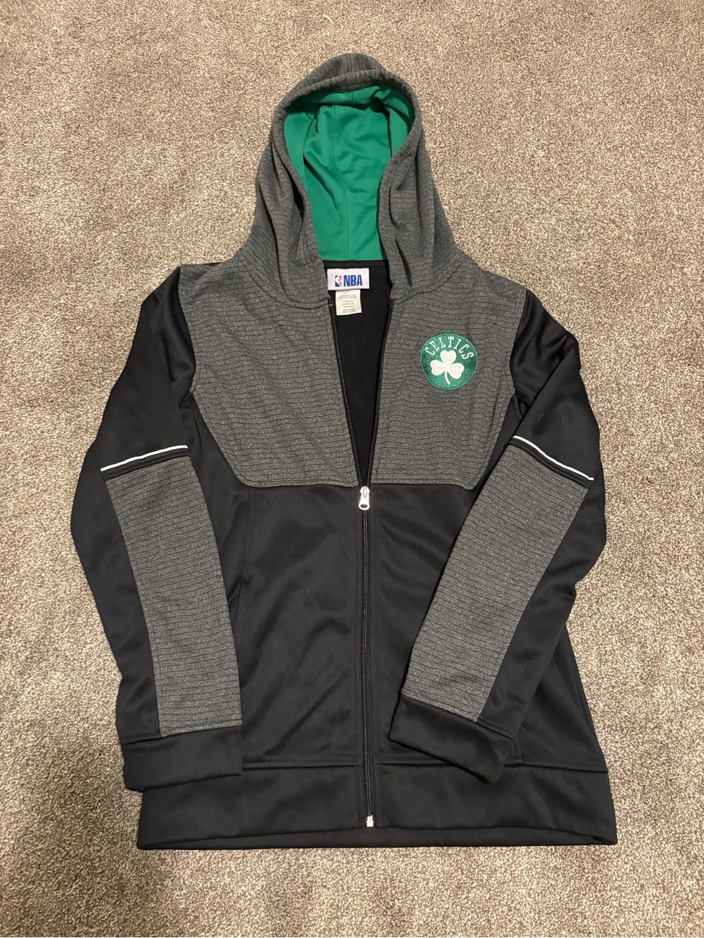 Kids Celtics Zip Up Jacket